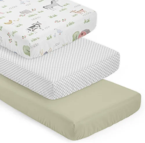Vista 8 de Sweet Jojo Designs Sábanas bajeras para cuna (vaquero bohemio occidental) para niños, guardería infantil, habitación de niños pequeños, tamaño azul