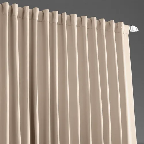 Vista 3 de HPD Half Price Drapes Cortinas extra anchas de oscurecimiento de habitación para dormitorio y sala de estar, 100 x 84 (1 panel), BOCH-120601-84-DW