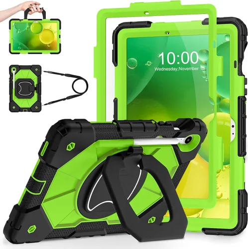 Vista 8 de WESOROL Funda para Samsung Galaxy Tab S10 Lite/S10 FE/S9 FE/S9 10.9/11 pulgadas (2025/2023), Funda para Tableta Galaxy Tab S9 a prueba de golpes