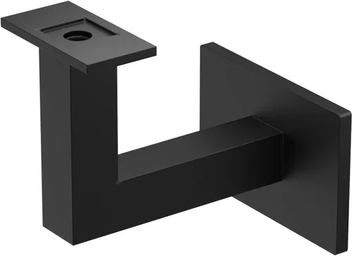 Vista 6 de Soporte de pared de pasamanos de acero inoxidable cuadrado para tubo inferior plano delgado