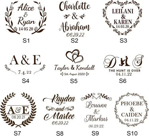 Vista 8 de Libro alternativo de corazón personalizado para libro de invitados con 30 a 100 corazones de madera, caja de madera personalizada para decoración