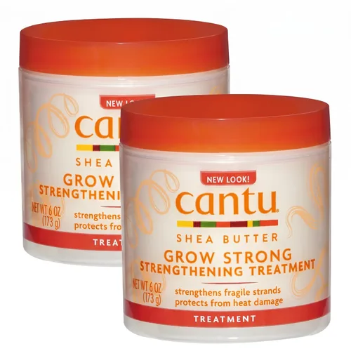 Vista 7 de Cantu Grow Strong Strengthening Treatment, 6 Oz, White