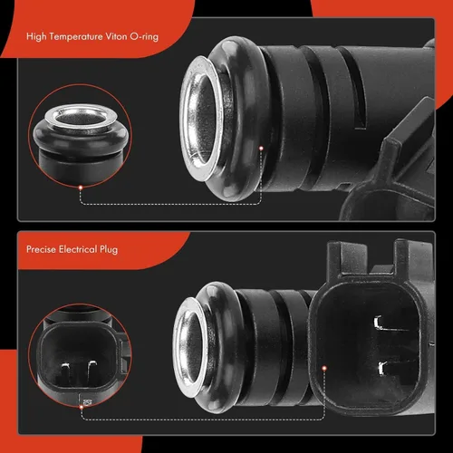 Vista 7 de A-Premium Inyectores de combustible compatibles con Chrysler Aspen y Dodge Ram 1500, Durango, Dakota y Jeep Grand Cherokee, Commander y Mitsubishi