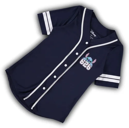 Vista 7 de Disney Lilo and Stitch - Camiseta de béisbol clásica para mujer, Lilo y Stitch