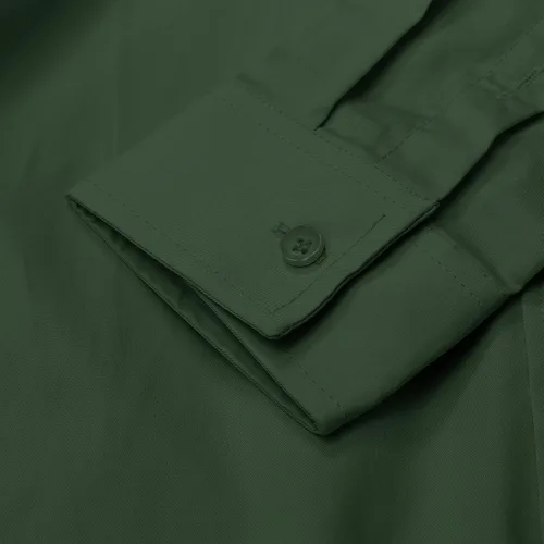 Vista 5 de WULFUL Camisa de vestir casual de manga larga para hombre, de algodón, con botones, ajuste regular