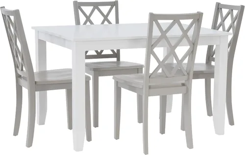 Vista 31 de Powell Silla auxiliar de comedor Conolly Blue Graphite