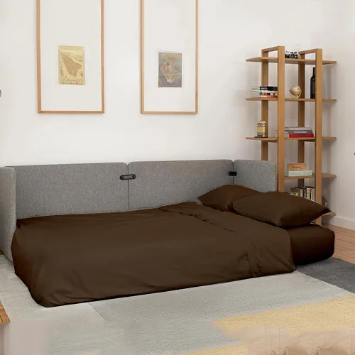 Vista 14 de Cottingon Sábanas individuales de 4 piezas para sofá cama individual, sábanas de sofá 100% microfibra cepillada, se adapta fácilmente a colchones