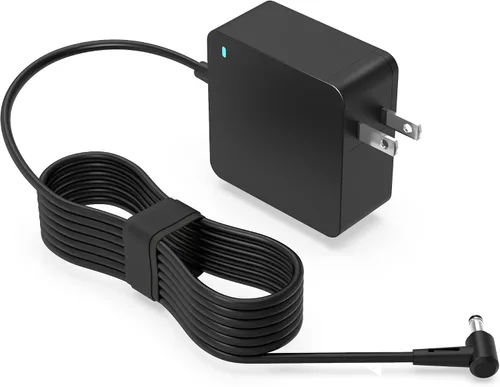Vista 4 de Superer Cargador de CA apto para Asus RT-AC5300 RT-AC88U RT-AC87U RT-AC87R RT-AC3200 AC88U RT-AC3100 AC3100, apto para Rog Rapture GT-AC5300