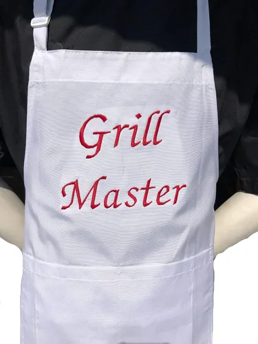 Vista 9 de CHEFSKIN Hermoso delantal de chef Grill Master Chef Regalo profesional