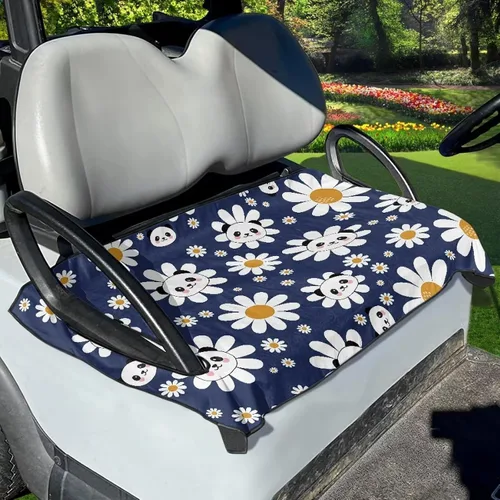 Vista 13 de Accesorios para carrito de golf, fundas de asiento para EZGO, ajuste universal, mantas de toalla de asiento para carrito de golf, fácil de instalar