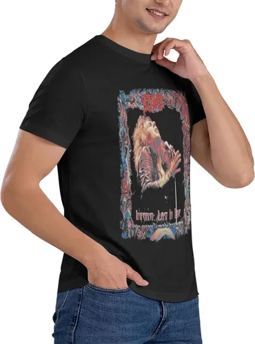Vista 3 de Camiseta de manga corta de algodón con cuello redondo para hombre estampado 3D divertida camiseta gráfica