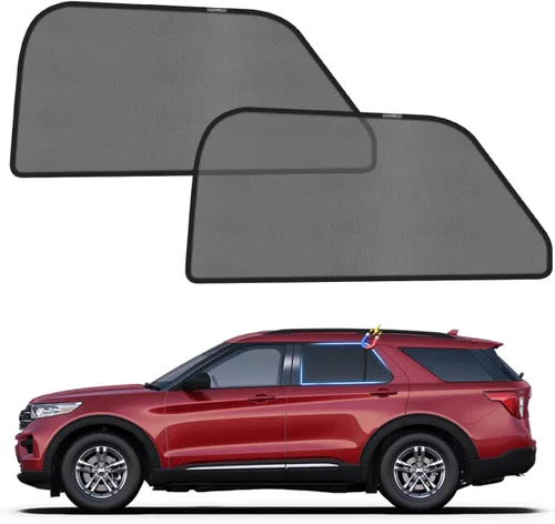 Vista 10 de KUST Persianas de ventana de automóvil para Toyota 4Runner 2011-2023, accesorios de malla transpirable, cubiertas magnéticas de malla transpirable