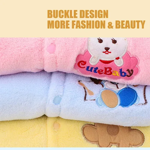Vista 4 de Gaorui Traje de bebé recién nacido, con capucha, abrigo de invierno, ropa para niños pequeños