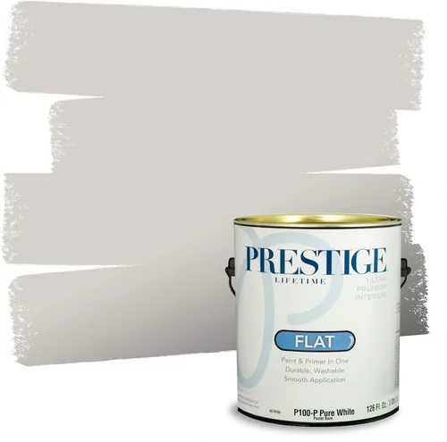 Vista 41 de PRESTIGE Paints - Pintura interior e imprimación en uno, 1 galón, cáscara de huevo, pimienta envejecida