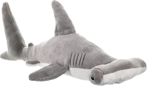 Vista 5 de Wild Republic Hammerhead - Peluche de tiburón de peluche, regalo para niños, 20 pulgadas, multicolor
