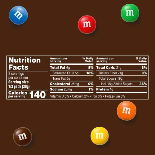 Vista 2 de M&M's Caramelos de chocolate con leche