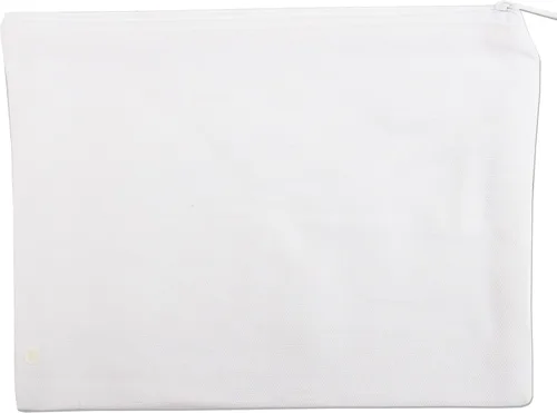 Vista 7 de Threadart Bolsa de lona de algodón con cremallera para lápices y organizador de maquillaje, Negro - Heavy-duty 100% cotton canvas zipper pouch