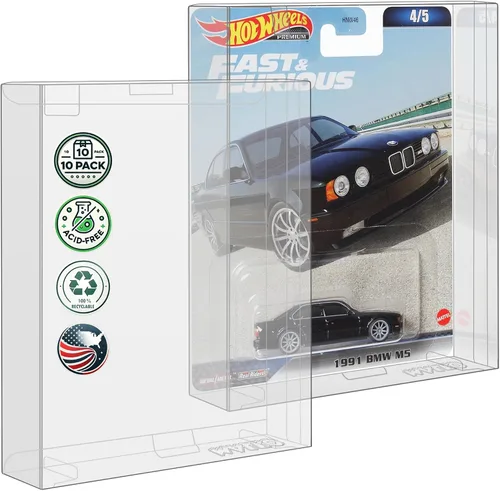 Vista 9 de MALKO Hot Wheels & Matchbox - Estuche protector para carros cardados 1:64 fundidos a presión, paquete de 10 unidades Requiere montaje