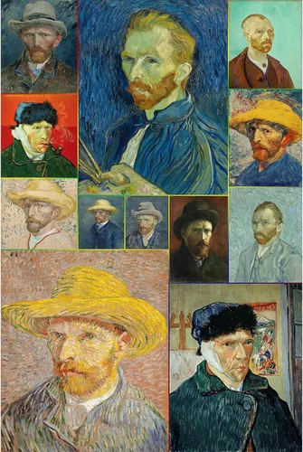 Vista 9 de Rompecabezas de madera de 500 piezas para adultos, pinturas famosas de Van Gogh, barcos de pesca en la playa en Les Saintes-Maries-de-la-Mer, Barcos