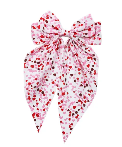 Vista 6 de Pinzas para el pelo para niñas, horquillas para el cabello con lazo para San Valentín, JHV14 (juego de 3 piezas)