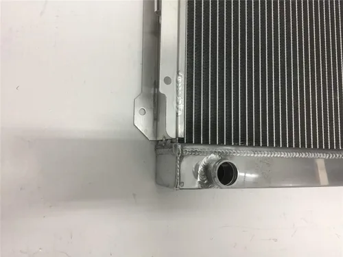 Vista 6 de Radiador de aleación de aluminio de 3 filas para DATSUN 1200 B110 A12/T 1970-1976 70 71 72 73 74 75 76 MT reemplazo compatible del mercado