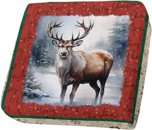Vista 24 de Fundas de cojín para sofá de Navidad, funda elástica para sofá con parte inferior elástica, fundas de sofá con diseño de muñeco de nieve