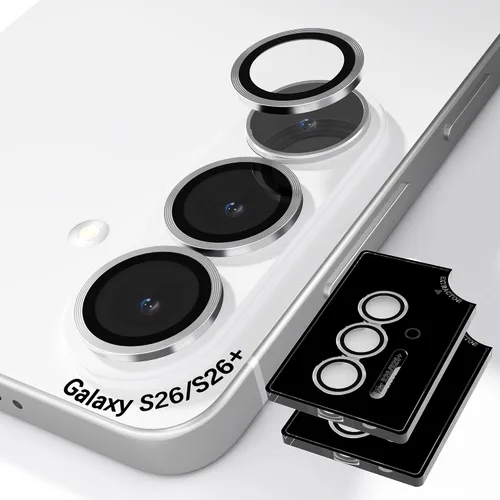 Vista 10 de Orzero Protector de lente de cámara compatible con Samsung Galaxy S25, bandeja de instalación de un solo paso, cubierta de vidrio con anillo