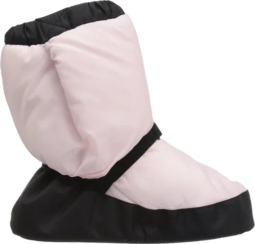 Vista 6 de Bloch Botín de calentamiento para niña Rosa (Candy Pink)