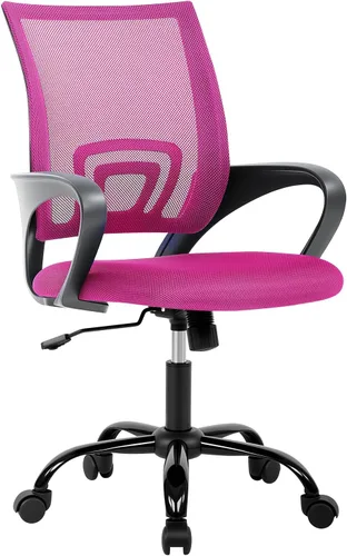 Vista 23 de BestOffice Silla de Oficina Ergonómica Barata Silla de Escritorio de Malla Silla de Computadora Soporte Lumbar Ejecutiva Moderna Taburete Ajustable