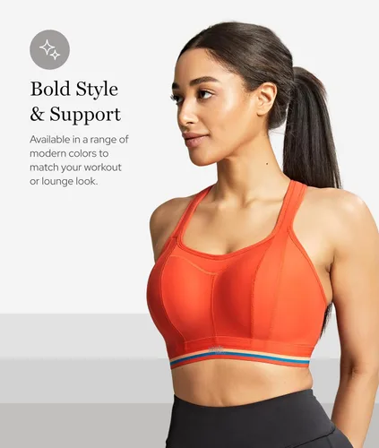 Vista 7 de Panache Sujetador deportivo de mujer de talla grande sin aros