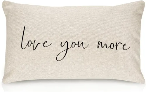 Vista 33 de Better When We are Together - Fundas de almohada lumbar de 12 x 20 pulgadas con citas divertidas de algodón y lino para sofá, decoración de sala