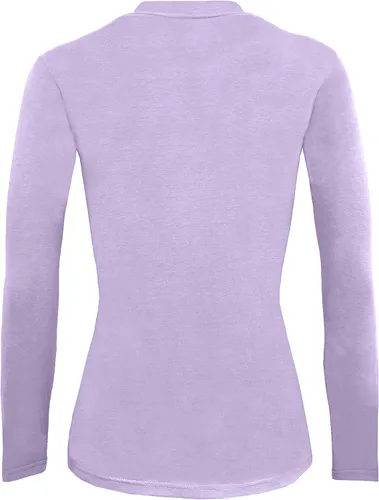 Vista 127 de Natural Uniforms Camiseta Under Scrub para mujer, cuello redondo, manga larga, paquete de 3, paquete múltiple de 3