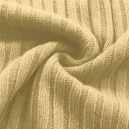 Vista 5 de SHENGXINY Turtleneck Sweater Dress for Women Solid Ribbed Knit Pullover Mini Dresses Trendy Long Sleeve Tunic Sweaters Skirt