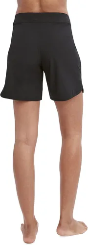 Vista 3 de Nautica Bañador elástico estándar sólido de 9 pulgadas con cordón ajustable en la cintura para mujer
