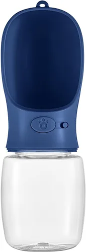 Vista 36 de WePet Botella de agua portátil para perros, 12 onzas, dispensador de agua para cachorros a prueba de fugas con alimentador de bebida para mascotas