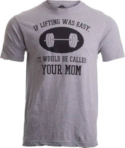 Vista 2 de If Lifting was Easy, It'd be Called Your Mom Divertida camiseta de entrenamiento
