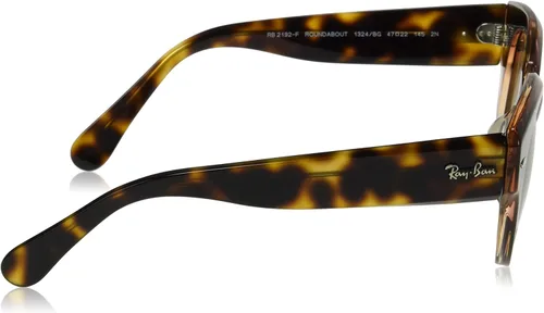 Vista 3 de Ray-Ban Gafas de sol redondas RB2192f Roundabout Low Bridge Fit para mujer