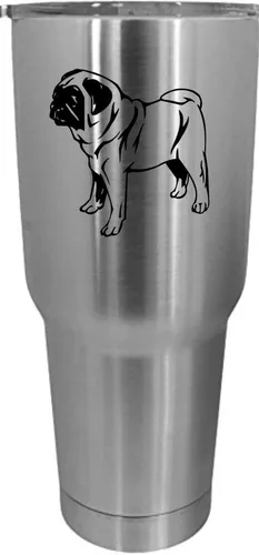 Vista 287 de Cairn Terrier - Vaso grabado con temática de perro, 30 onzas