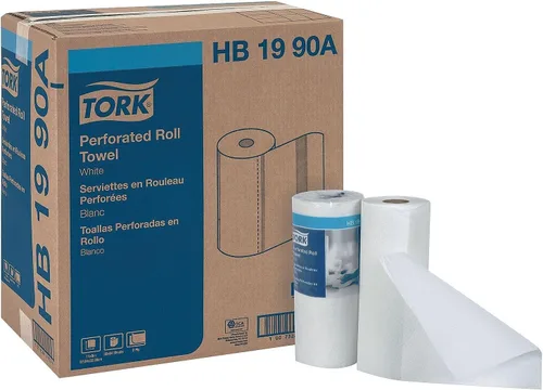 Vista 3 de Tork HB1990A - Toalla perforada de 2 capas, color blanco