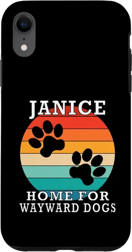 Vista 25 de Janice Home for Wayward Dogs Family Name Case for iPhone 16