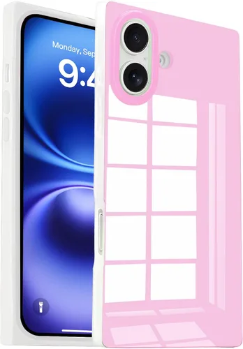 Vista 38 de Funda rectangular compatible con iPhone 15 Neon para mujer, diseño de lujo de fluorescencia brillante, flexible, suave, delgada, de gel de goma TPU