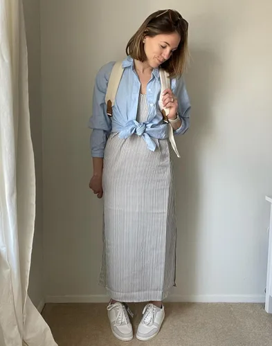 Vista 5 de Gertisan Camisa de playa con botones para mujer, de manga larga, para cubrir el traje de baño