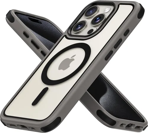Vista 16 de Mobnano Funda para iPhone 13 Pro, compatible con MagSafe, funda transparente con anillo magnético, diseño multicolor protector a prueba de golpes