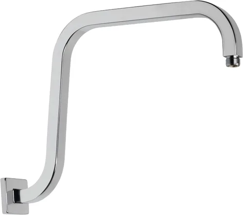 Vista 8 de PHASAT Extensión de brazo de ducha de 16 pulgadas, brazo de ducha en forma de S con brida, brazo de ducha de acero inoxidable 304 de altura alta