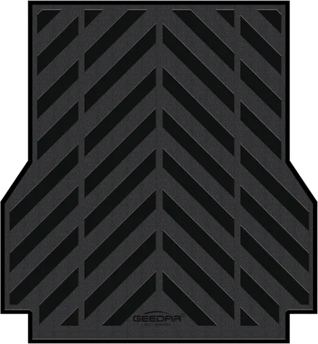 Vista 13 de GEEDAR Alfombrilla de Goma para Cama de Servicio Pesado para Chevy Silverado/GMC Sierra 1500 2019-2026, Accesorios para Cama de Vehículo de 5'8