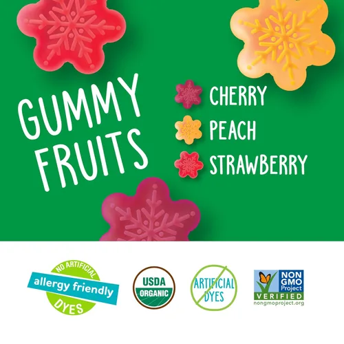 Vista 4 de YumEarth - Paletas de gomitas orgánicas festivas 15 unidades Caja amigable para alérgicos, sin colorantes, sin gluten, sin transgénicos Gomitas