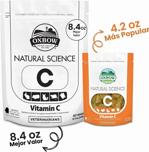 Vista 6 de Oxbow Suplemento de vitamina C de ciencia natural para conejillos de indias