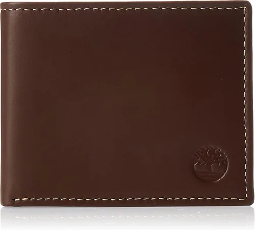 Vista 16 de Cartera de cuero para hombre de Timberland con bolsillo abatible adjunto