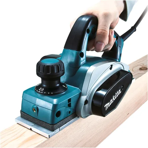 Vista 7 de Makita KP0800K - Cepilladora de 3 1/4 pulgadas, con estuche de herramientas, Azul