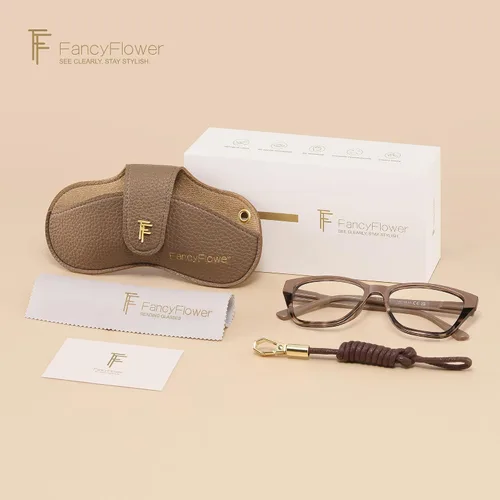 Vista 7 de Cateye Reading Glasses for Women - Mocha Muse Tortuga de cacao